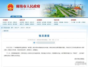 官方通报三河市“广告牌匾禁用红蓝黑底色”等问题