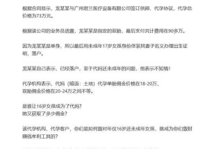 上官正义曝17岁彝族少女为50岁男子代孕，今年2月产下双胞胎