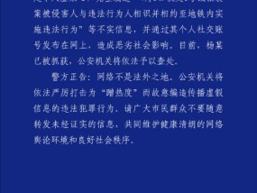 上海地铁猥亵事件最新通报杨某已被抓获