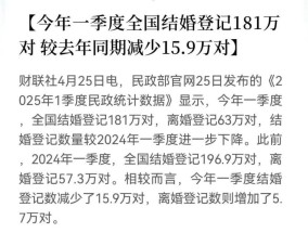 结婚人数大降，国家和地方都出手了