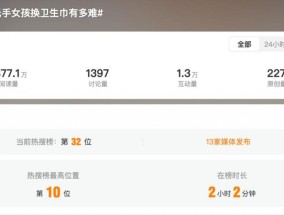 无手女孩演示换卫生巾冲上热搜！当事人最新发文征集卫生巾优化建议