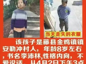 广西梧州8岁男孩“三月三”放假回老家失联五天，数百村民连夜搜山，警方动用热成像